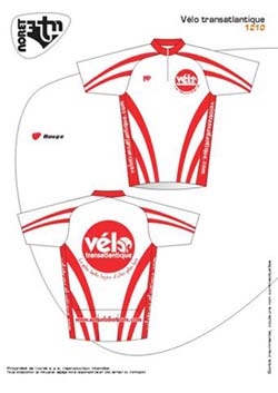 Your custom Autun Bike Tours cycling jersey